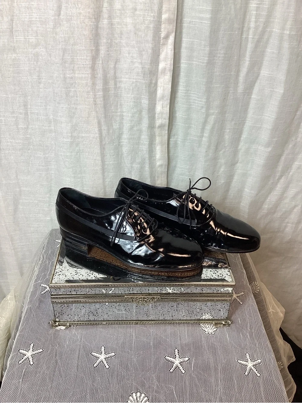 Peter Huber “Glance” Formal Oxfords; Size: 8W
